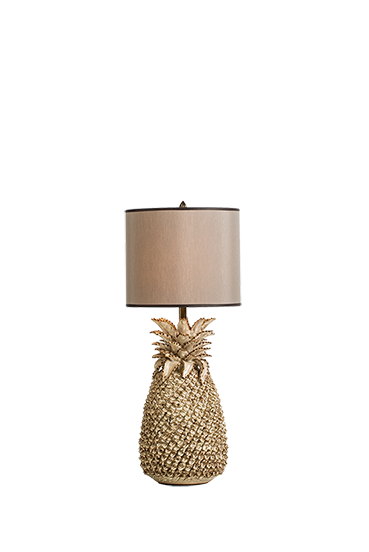 Pine chic table lamp small